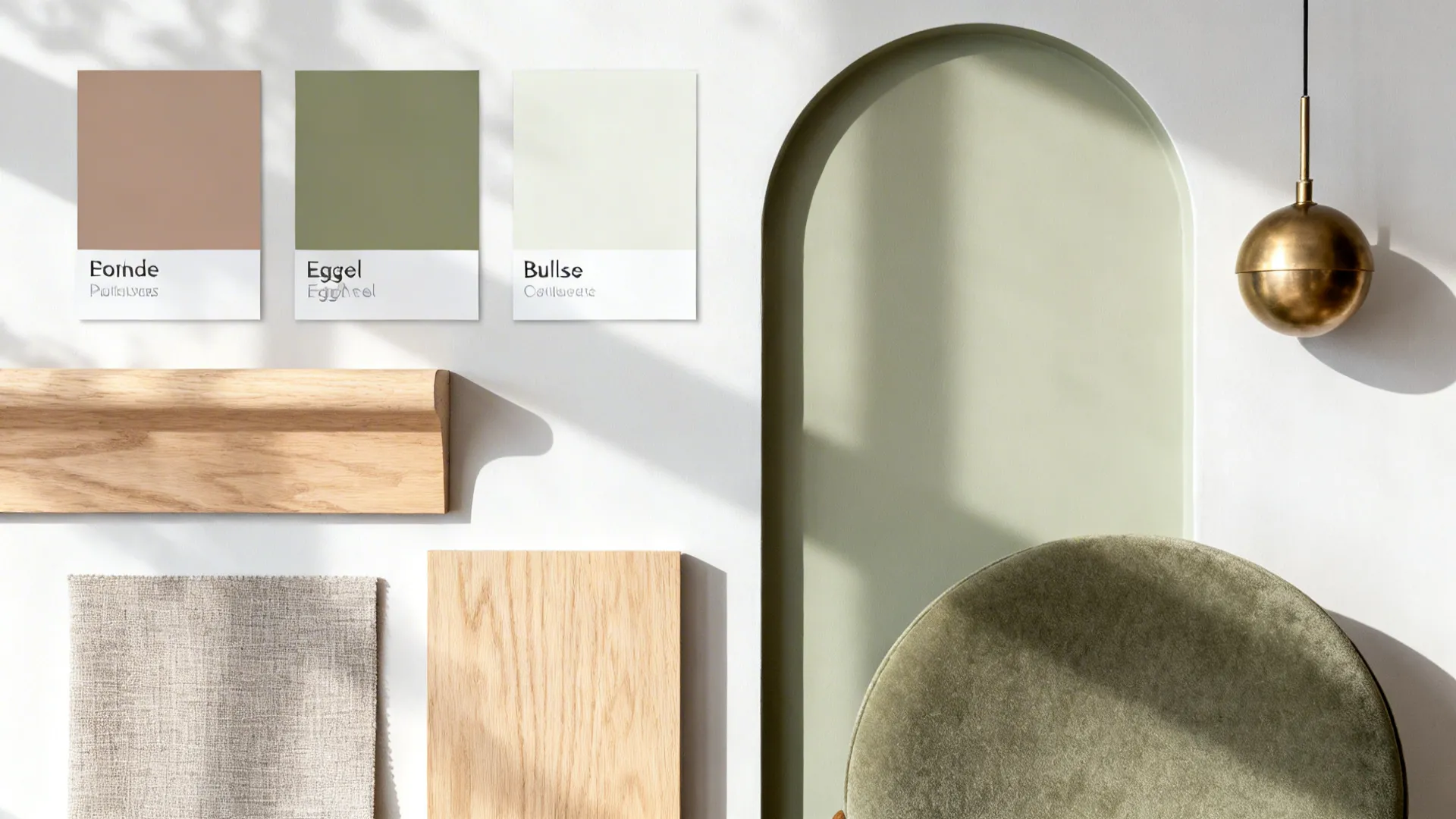 4) Statement Arch Paint with Curved-Edge Furniture