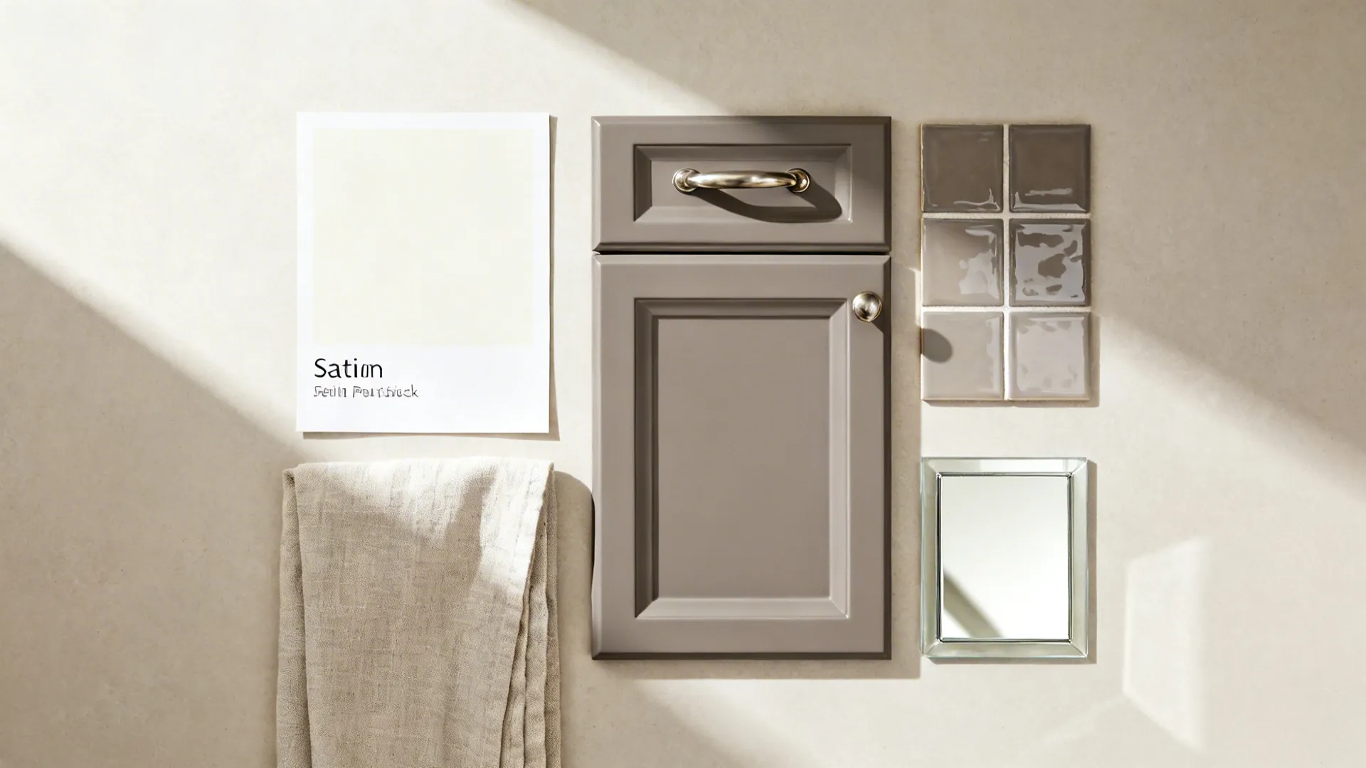 High-impact paint, peel-and-stick, and a reflective backsplash