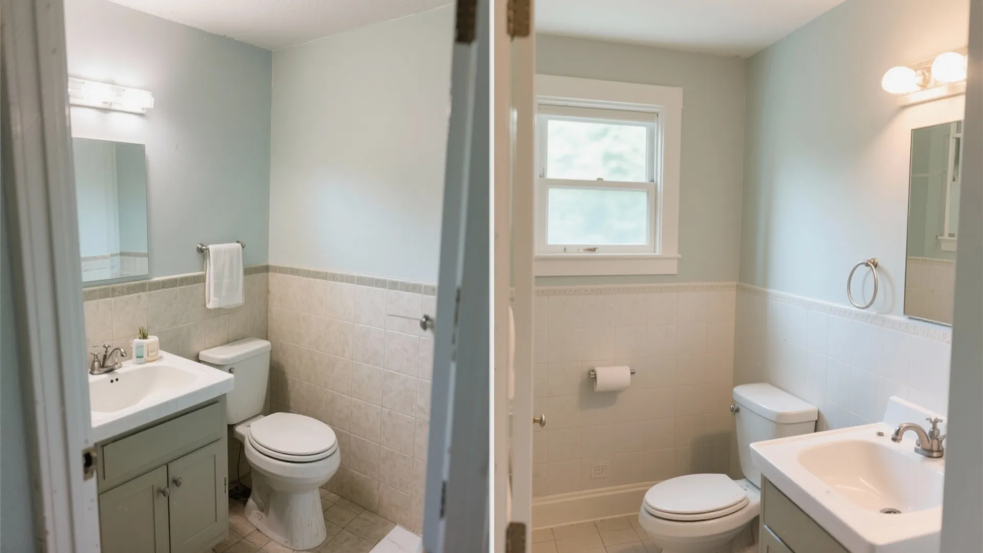 1. Paint Everything But the Tiles