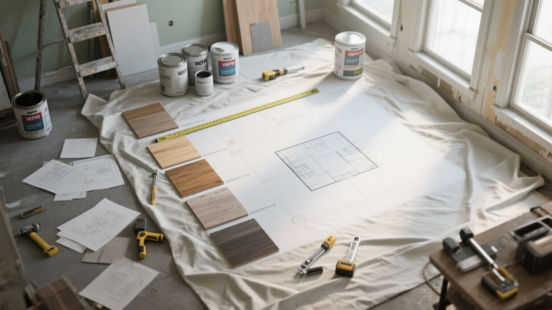 5. Time your paint job with other renovations