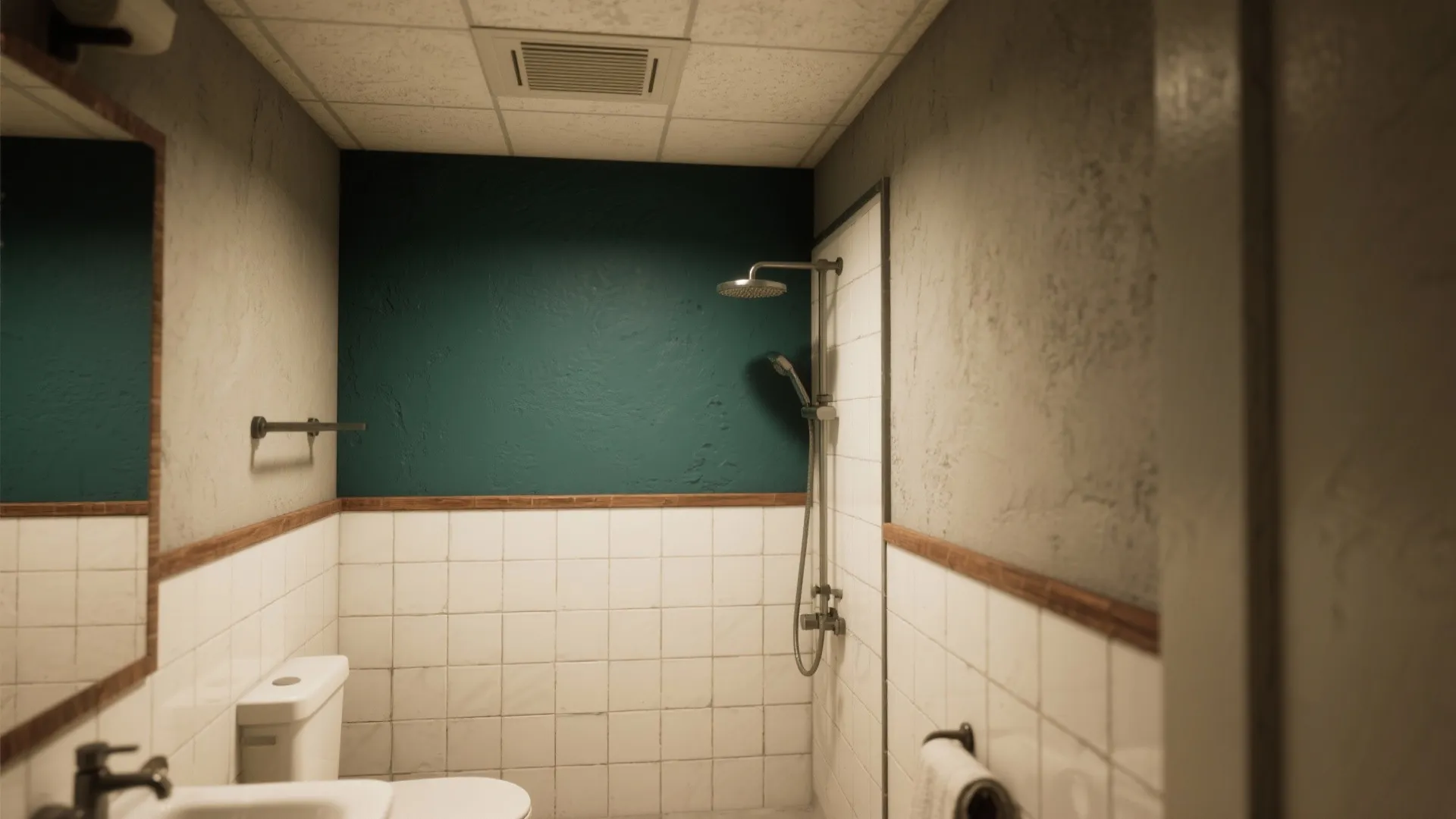 1. Paint boldly, tile sparingly