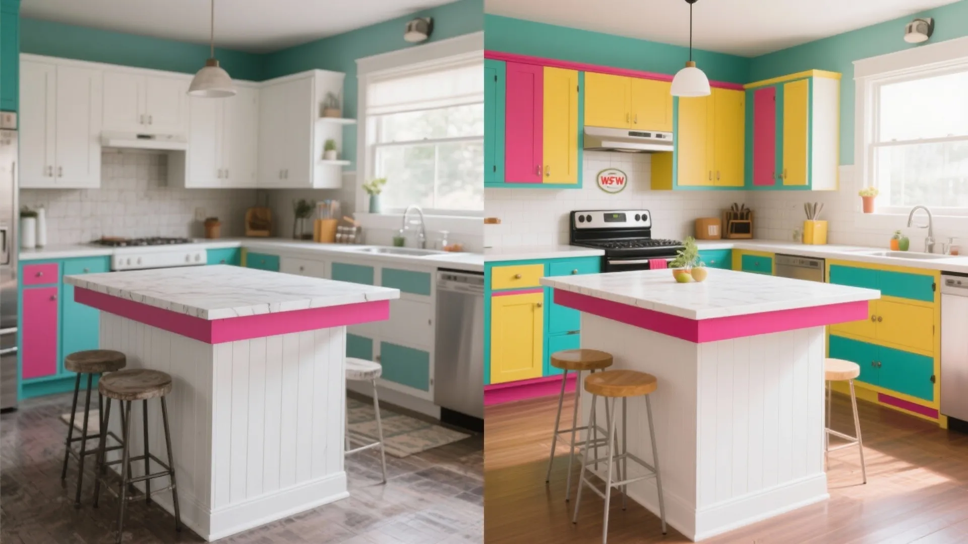 4. Contrasting Paint Border