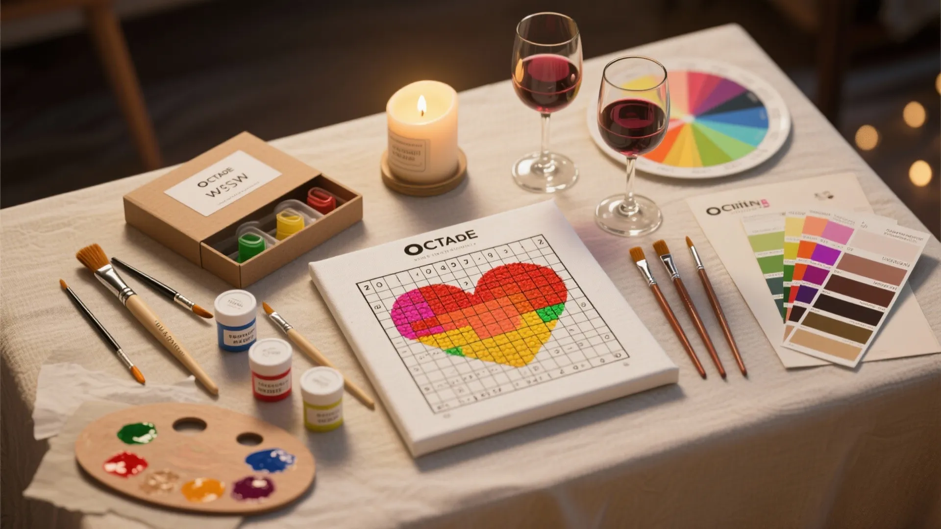 4. Paint-by-Number Date Nights