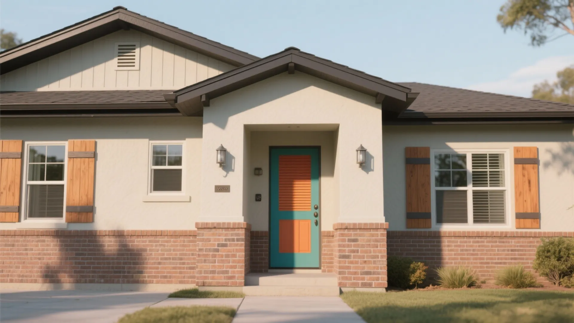 1. Paint with Contrast: Body, Trim, and Accents