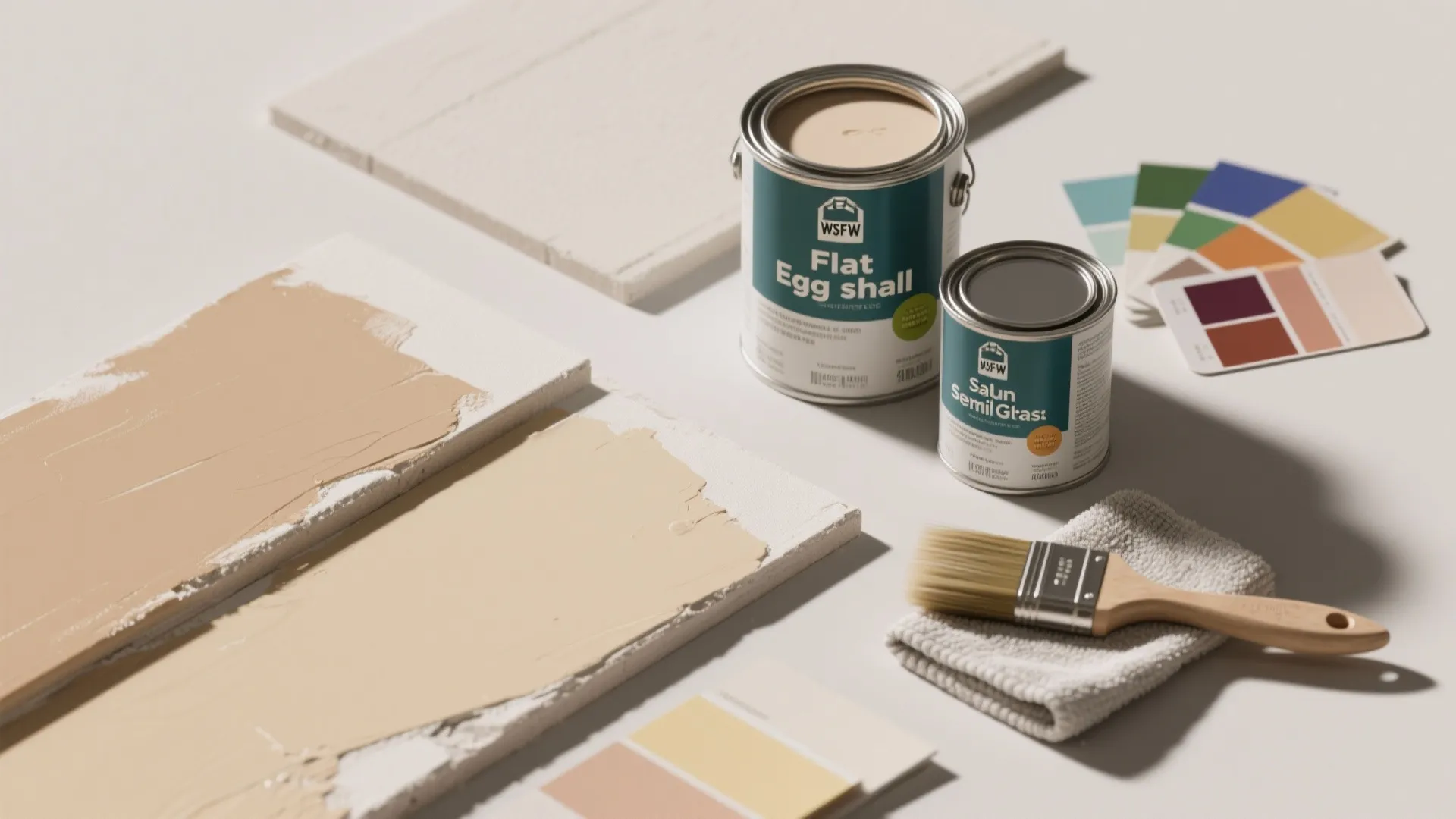 2. Pick paint type and finish based on use