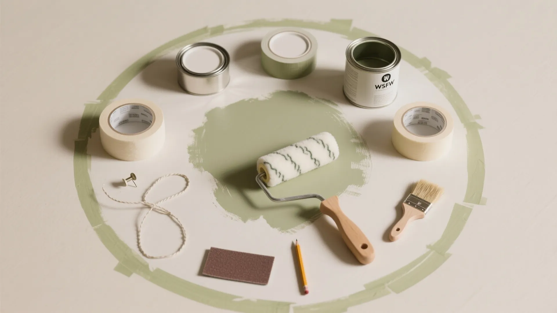 Circular Accent Paint Zone