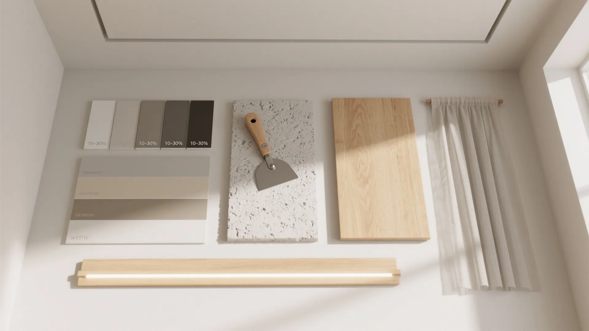 Painted Ceiling Accent (Color or Microcement)