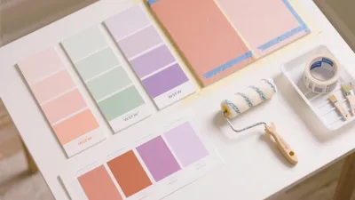 Soft Pastel Color Palette Selection for Home Interiors