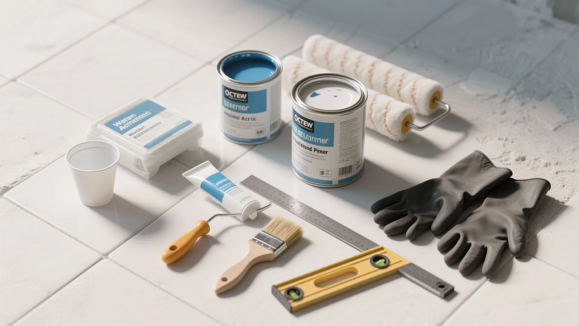 2. Use epoxy or acrylic tile paint for durability