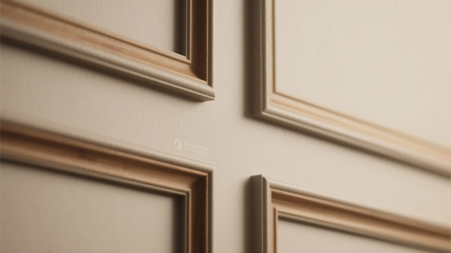 2. Paint + molding for instant depth