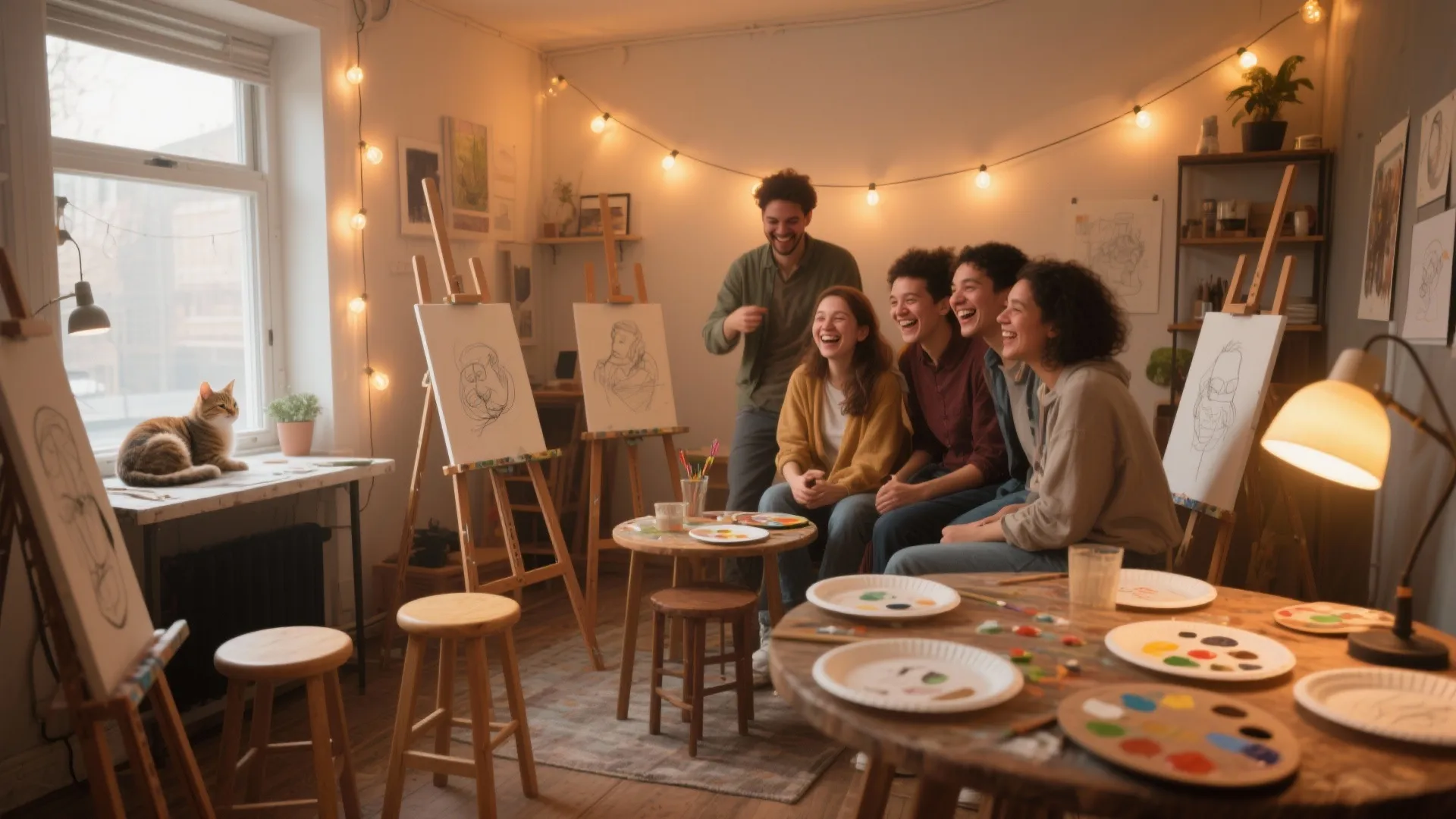 Paint Night at Home: 5 Creative Ideas: Host a memorable paint night at home with small-space tricks, lighting tips, and budget-friendly setups from a pro designer.