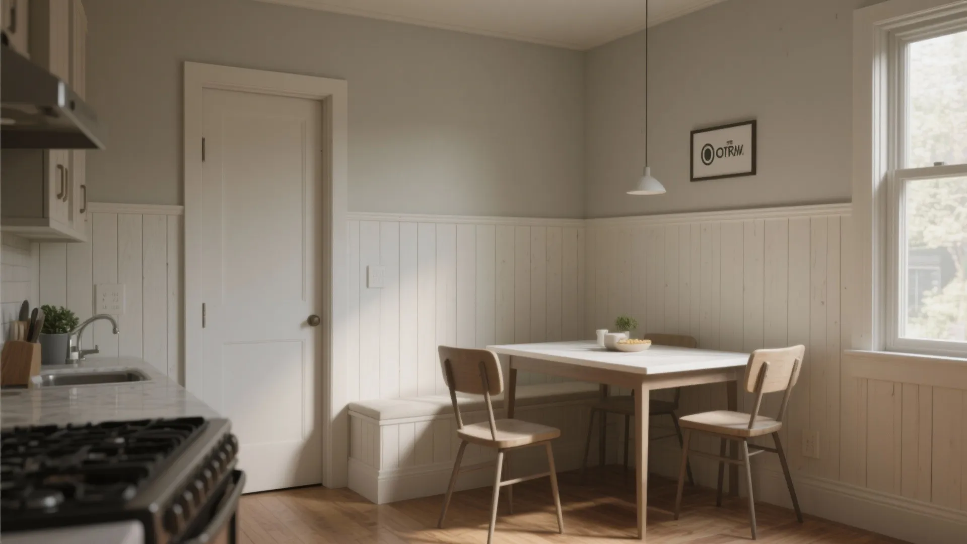 5. Combine paint with inexpensive finishes for high impact