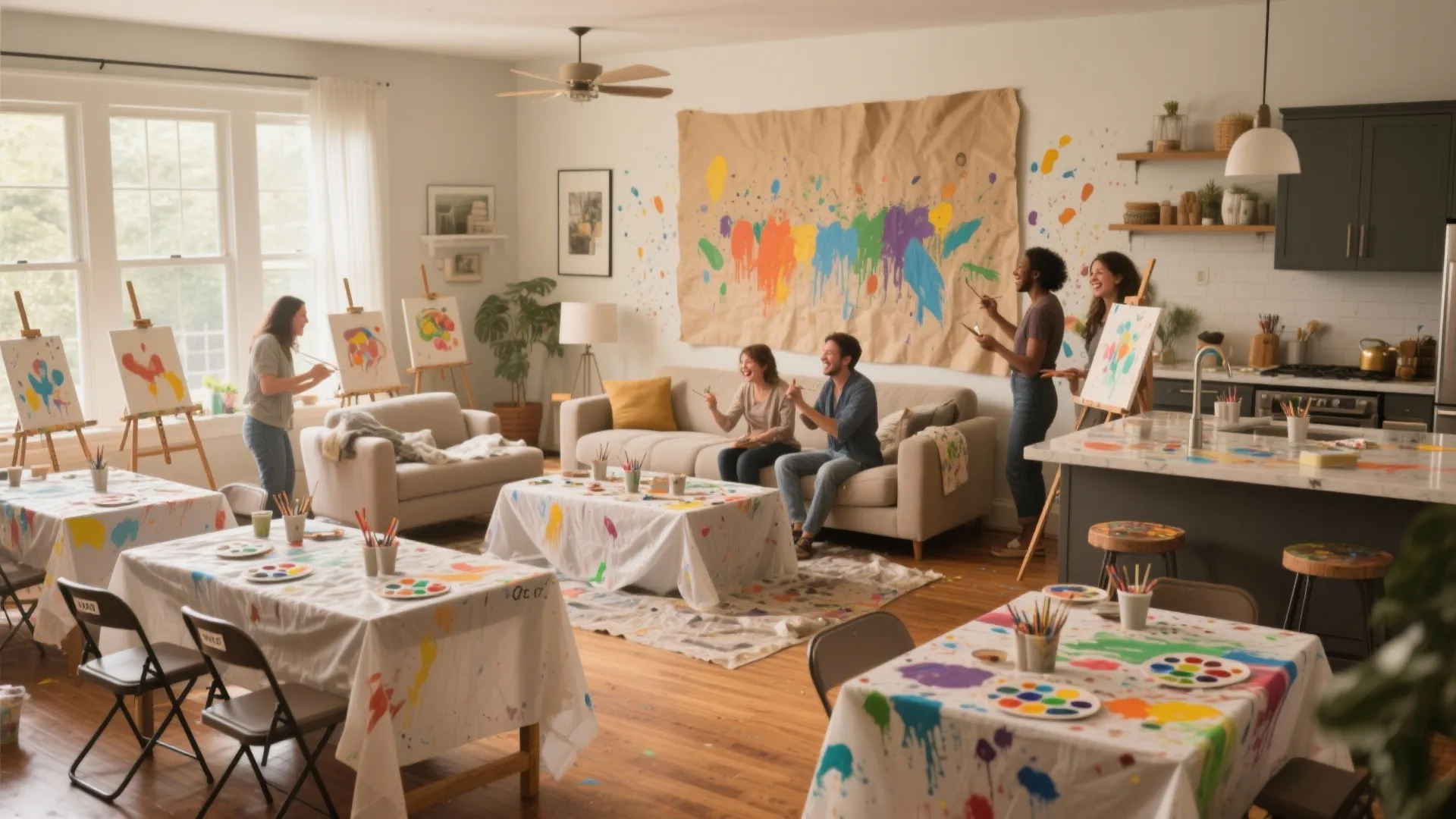 Paint Party at Home: 5 Creative Ideas: How I turn small spaces into unforgettable paint parties — five practical inspirations from my design projects
