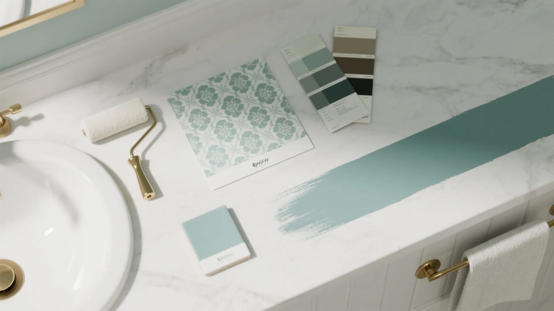 2. Paint + a splash of pattern