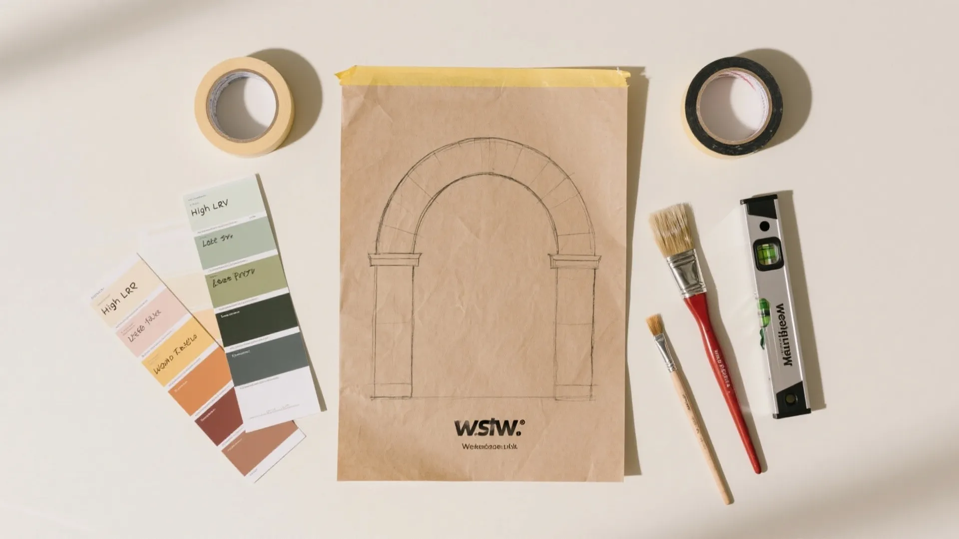 Bold Paint Blocks and Architectural Murals