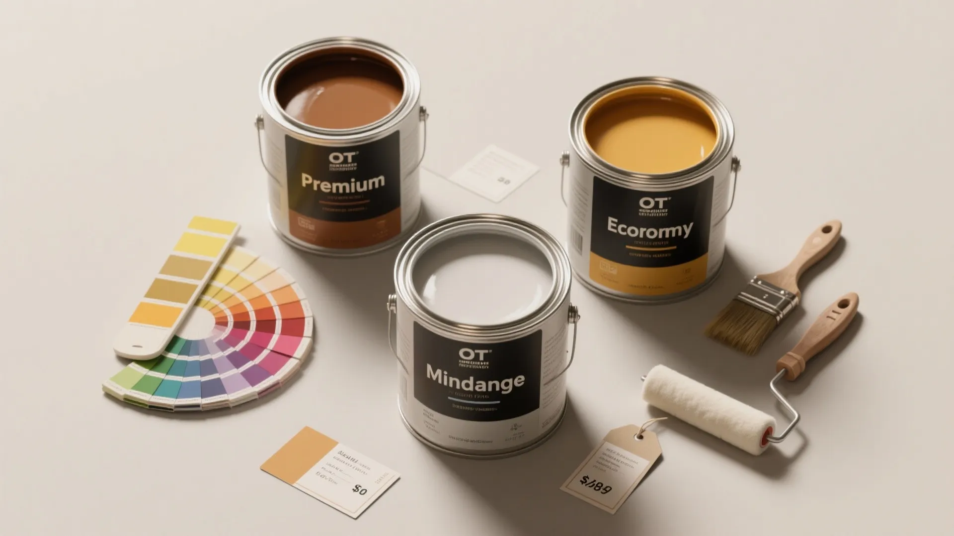 2. Pick paint quality smartly — not just the prettiest can