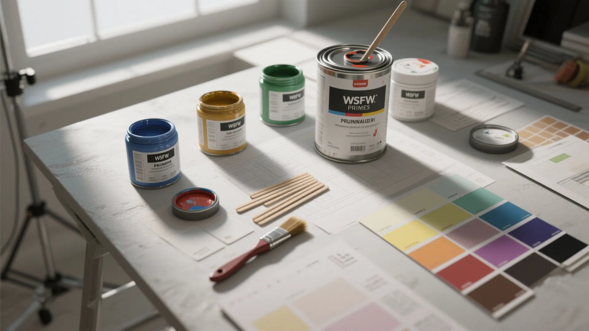 5. Sampling, primer, and leftover paint strategy