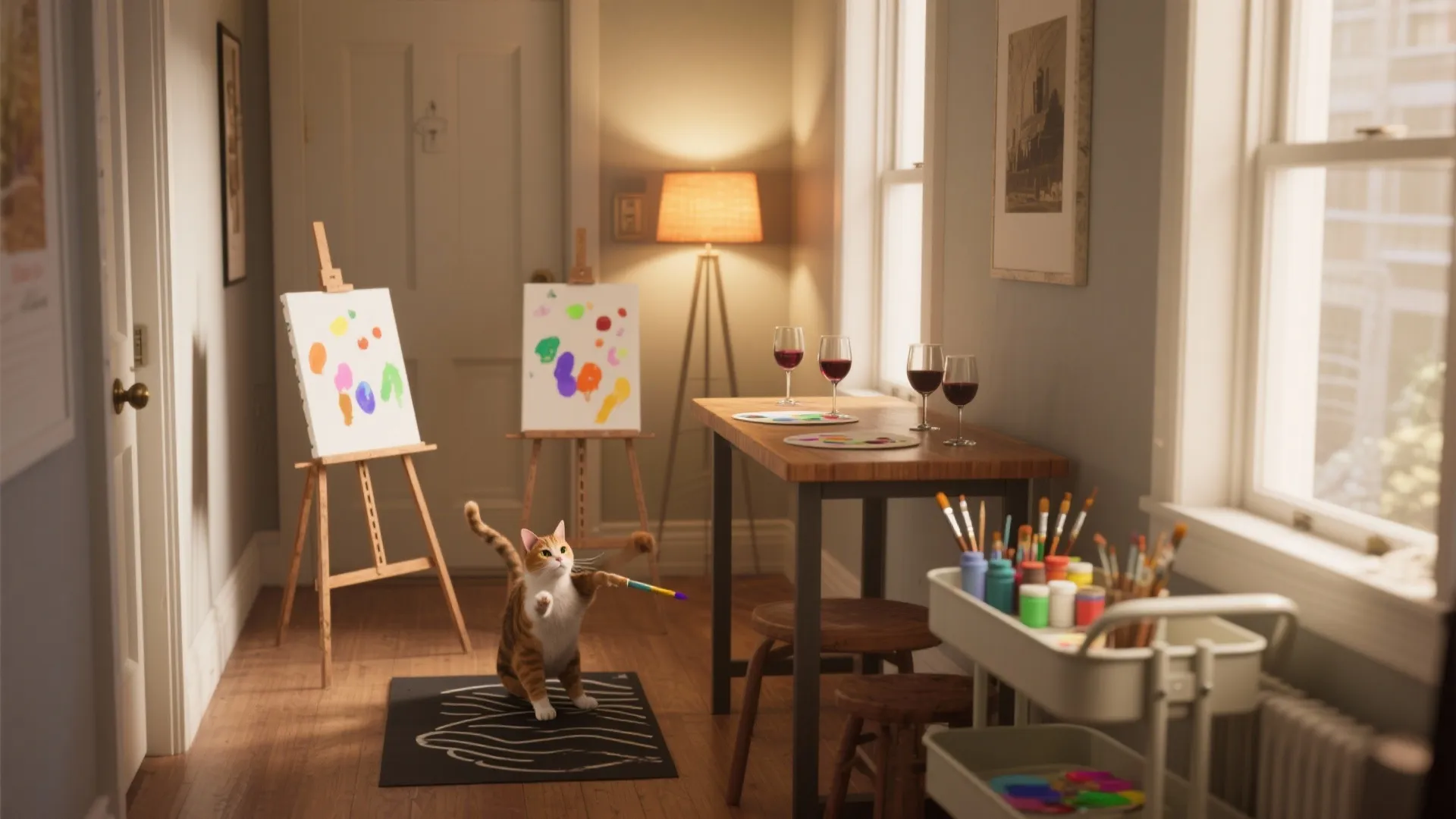 Paint and Sip Kit: 5 Home Ideas: Small-space paint and sip at home kit ideas from a designer with 10+ years of kitchen and small-home projects