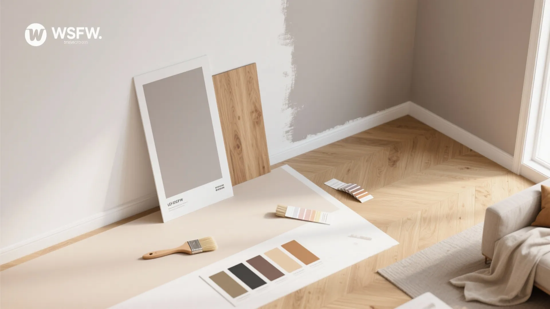 1. Light, layered color to “push” walls back