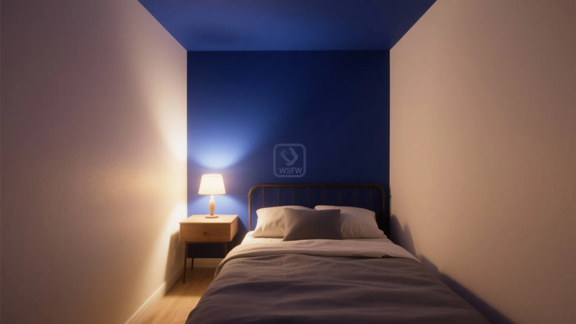 Painted Accent Ceiling