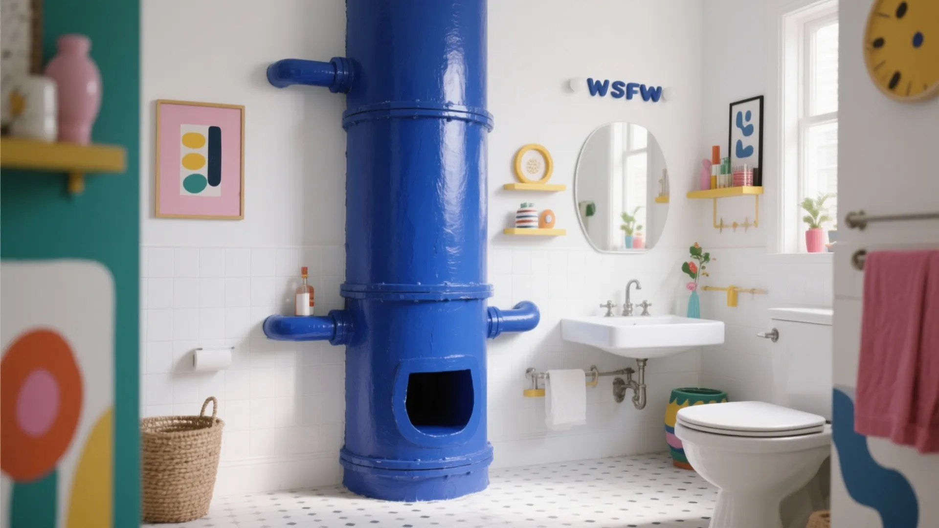 Tip 5: Painted Accent Columns