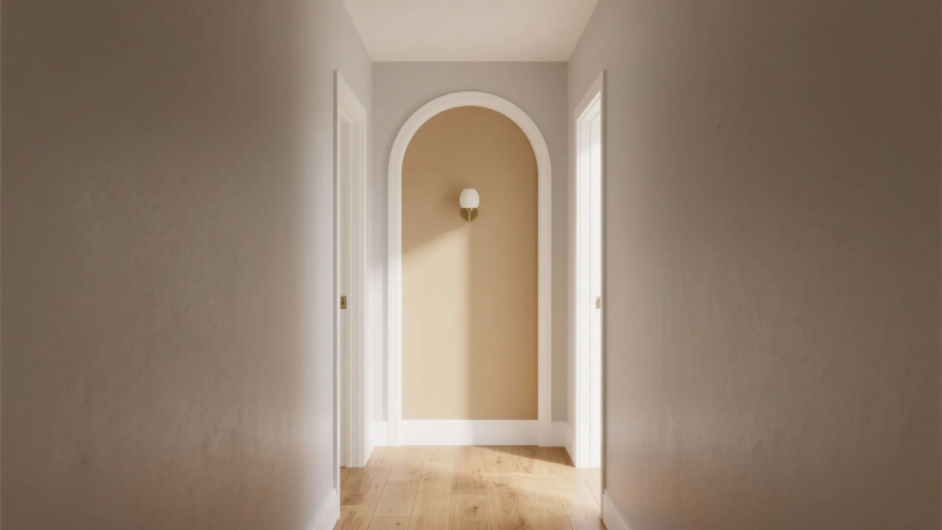 Painted Two-Tone Arch Illusion