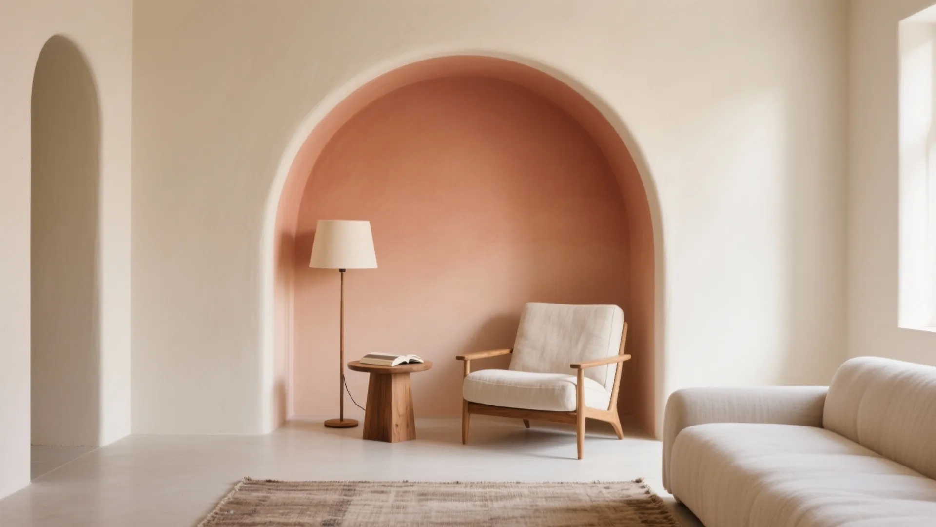 Arched or Ombre Accent to Soften Edges