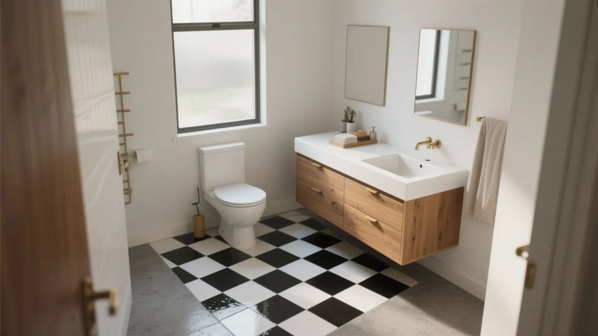 Painted Bathroom Floor Ideas: 5 Small-Space Inspirations