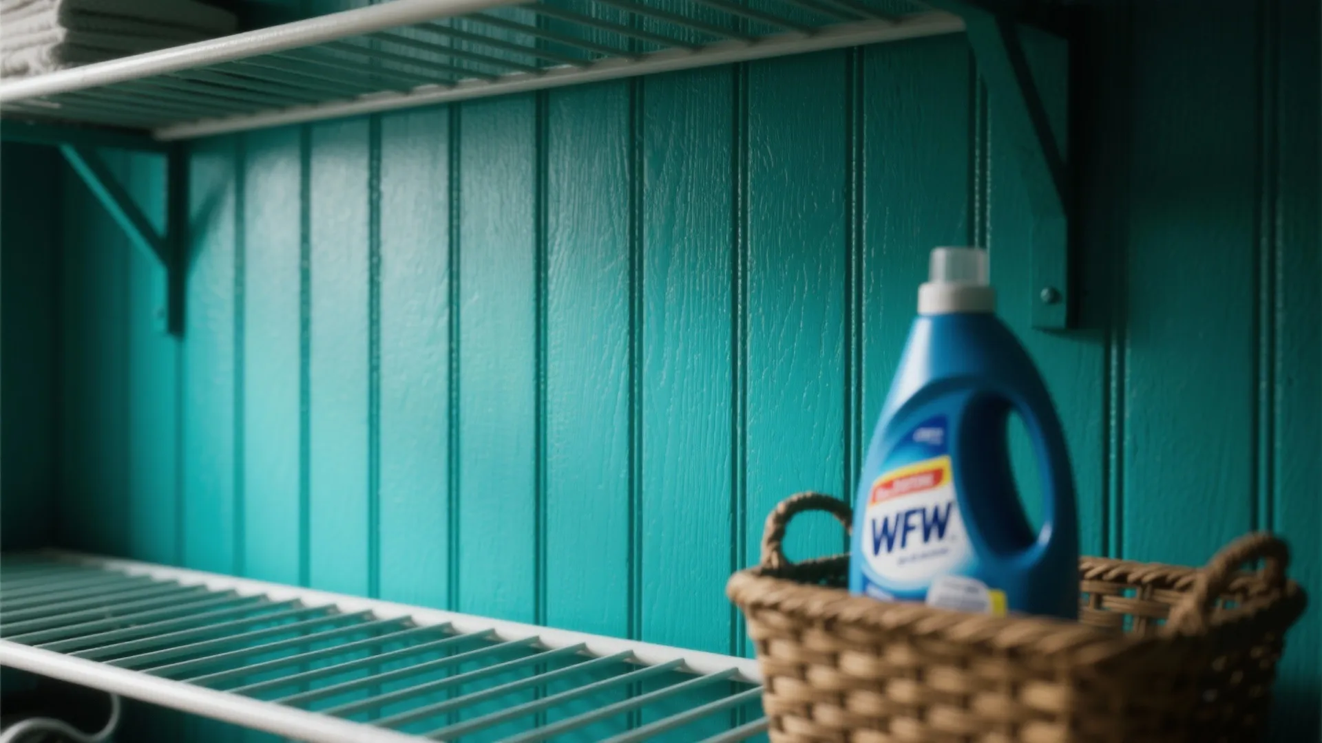 3. Painted Beadboard with a Bold Accent Color