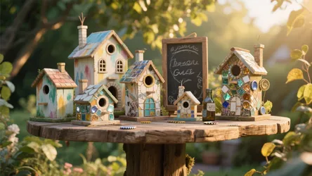 Painted Bird Houses: 5 Inspiring Pictures