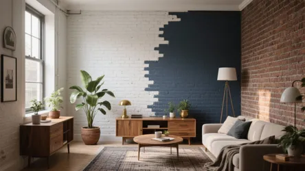 5 Painted Brick Wall Ideas for Small Spaces