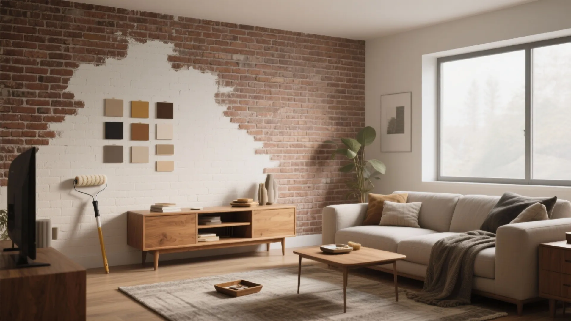 Interior Brick Wall Painting Ideas — 5 Looks