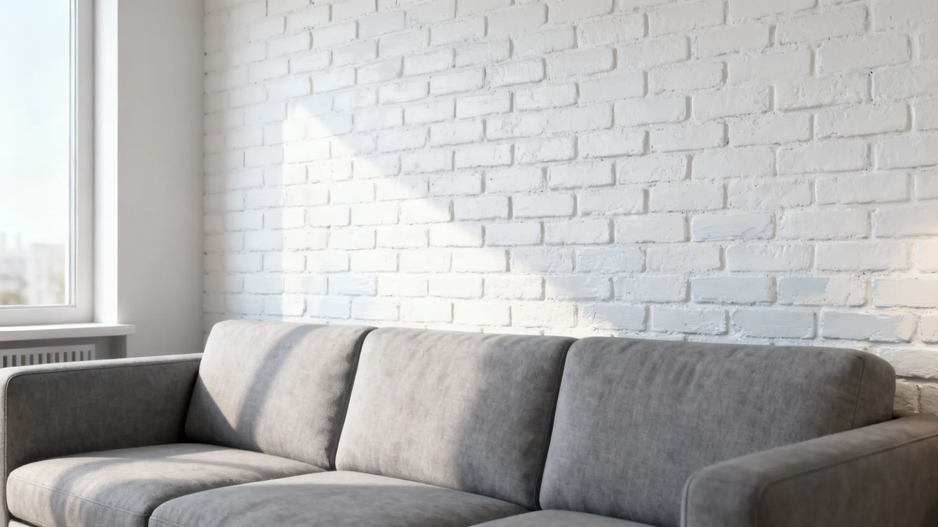 2. Painted Brick for a Clean, Modern Look