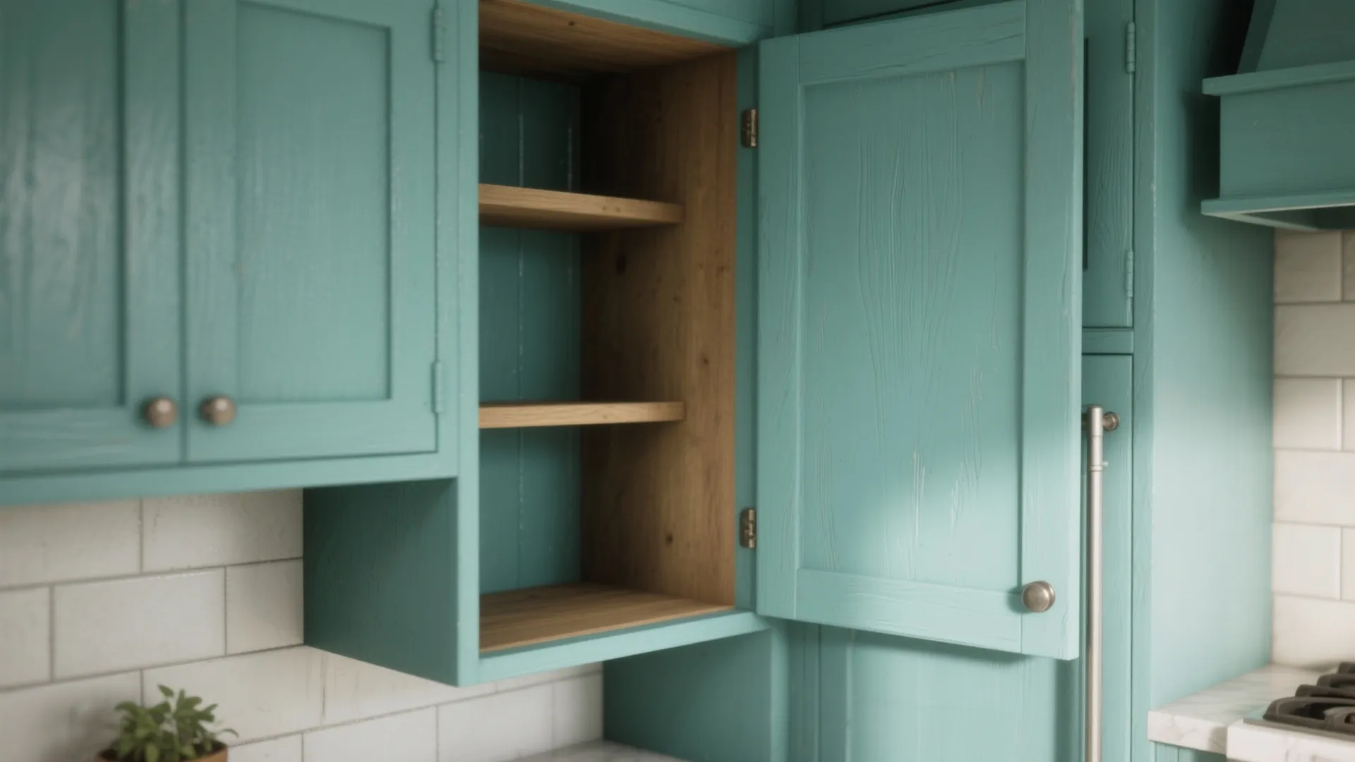 5. Play with Doors and Cabinets as Mini Canvases