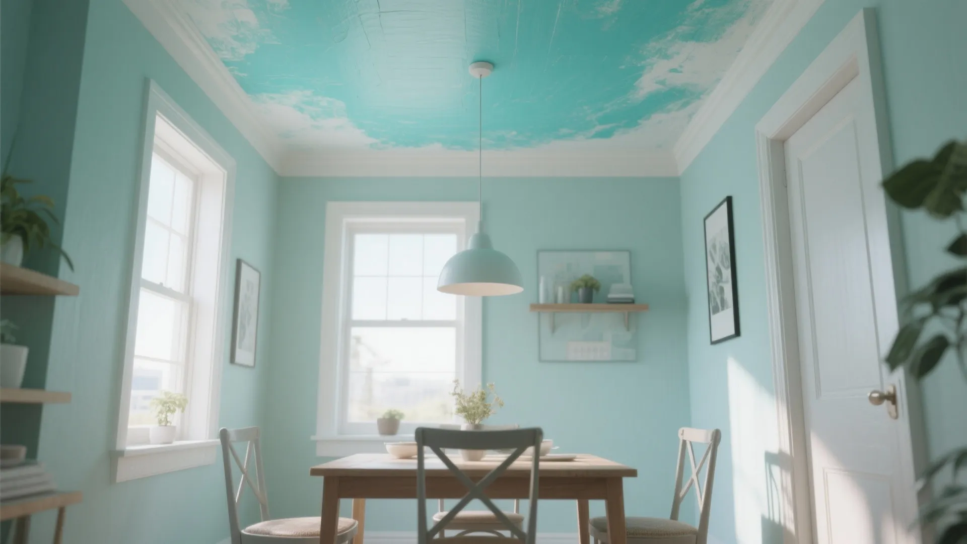 Painted Ceiling Accent