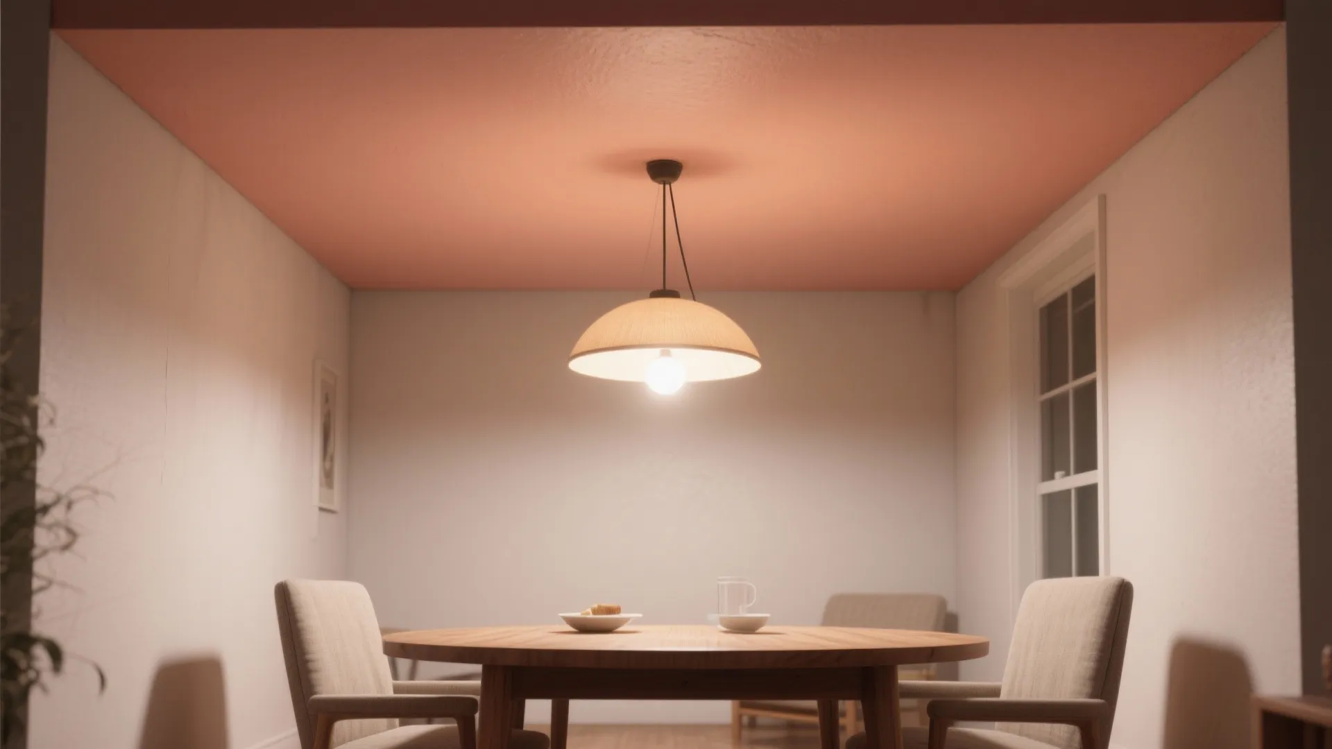 5. Paint the ceiling (yes, the ceiling) for an elevated feel