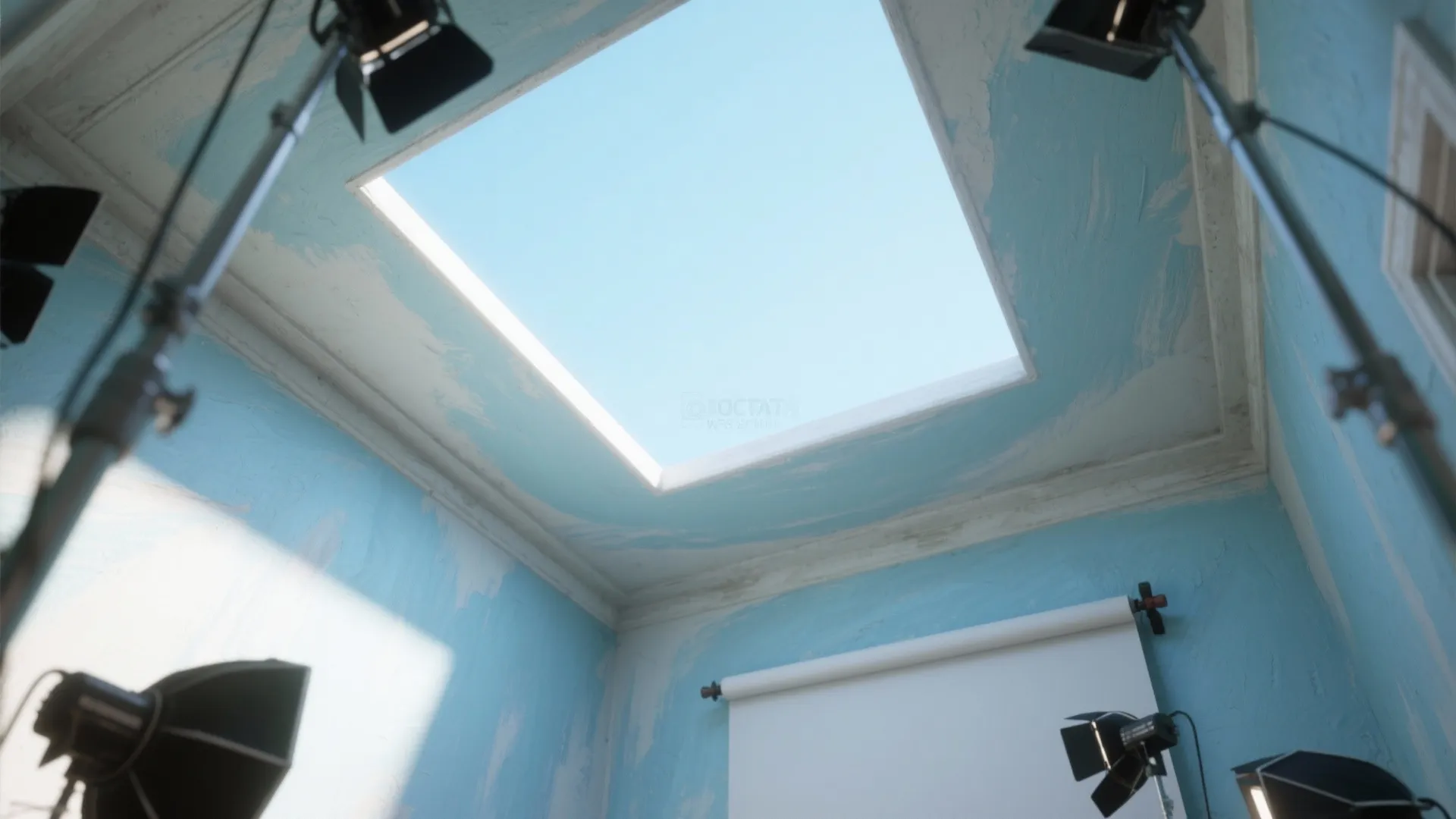 3. Painted Ceiling as a Fourth Wall