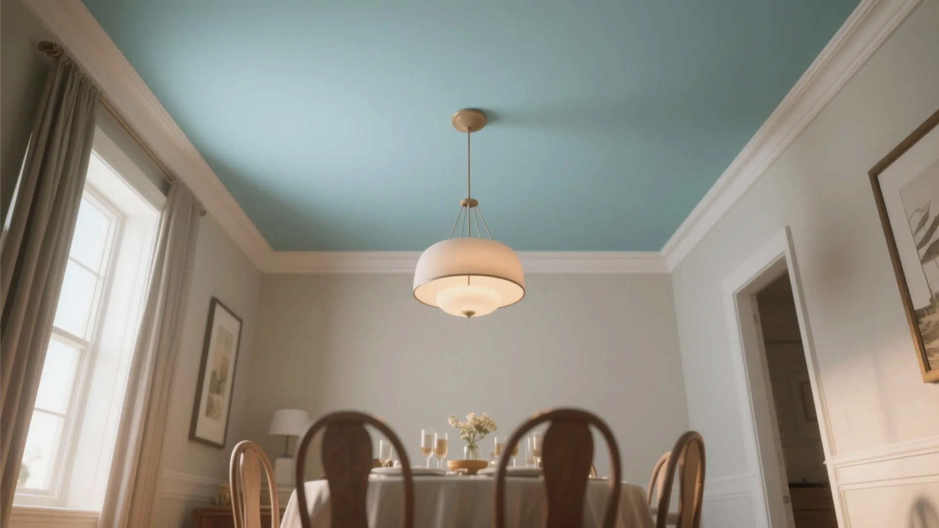 Unexpected Ceiling Color