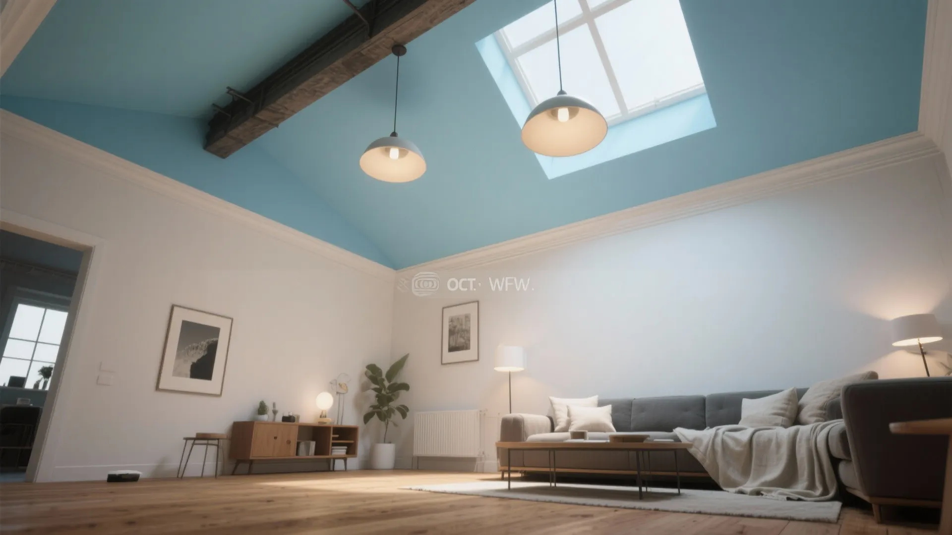 4. Ceiling Color as the Fifth Wall