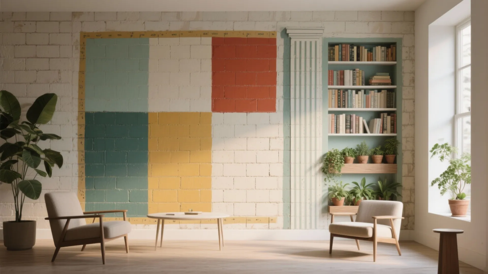 5 Cinder Block Wall Painting Ideas: Practical and playful ways to transform cinder block walls — five ideas I swear clients loved