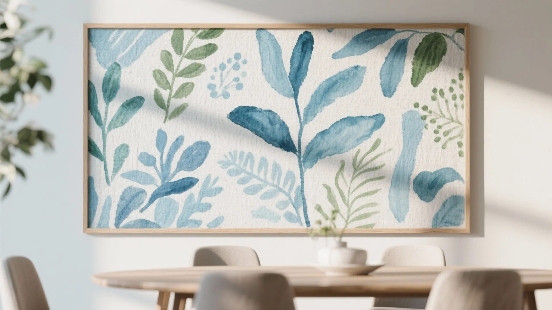 Hand-Painted Fabric Panels