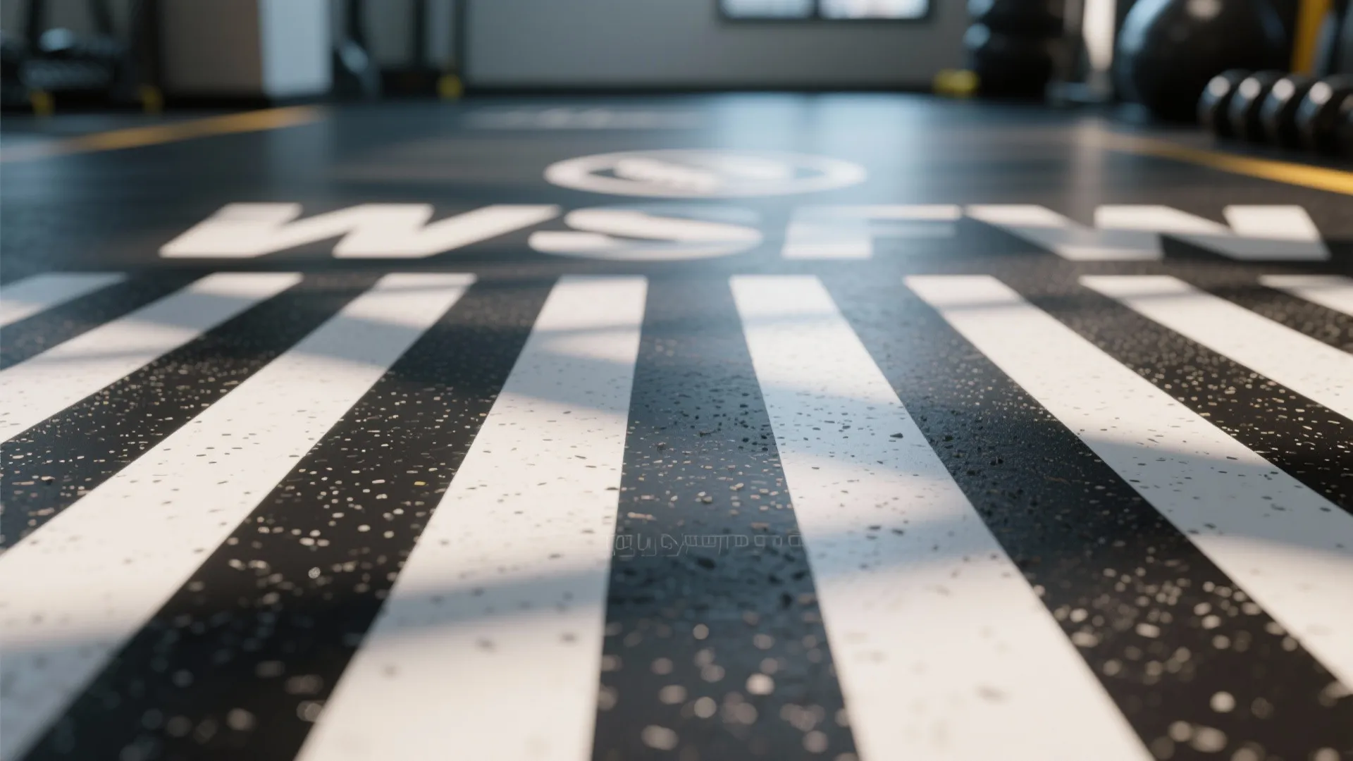 3. Painted flooring with grip and personality