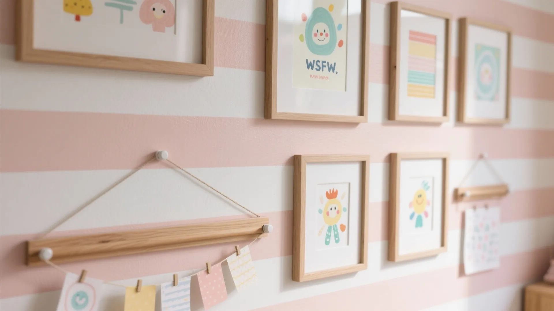 Bonus: Stripe or Panel Frames for Art Rotation