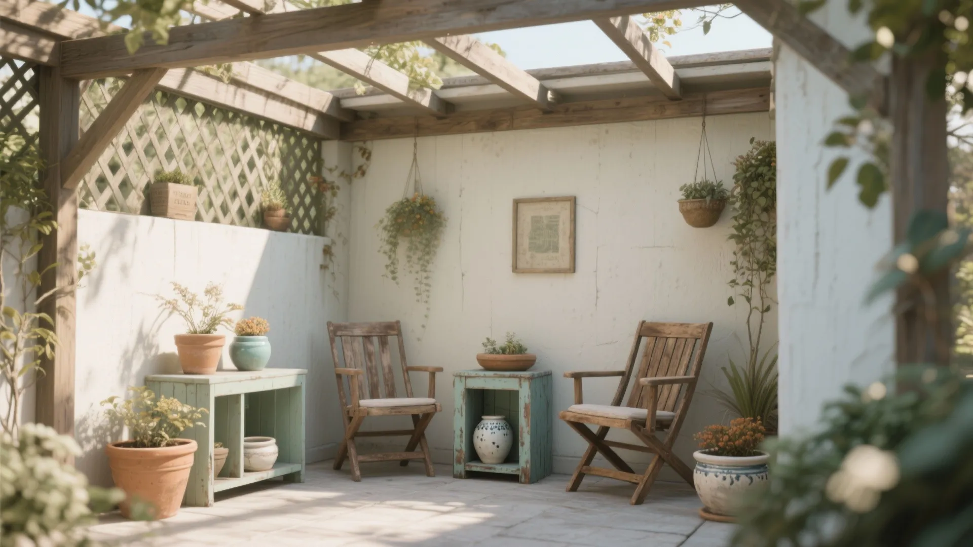 4. Use interior paint for furniture and accents, not structural surfaces