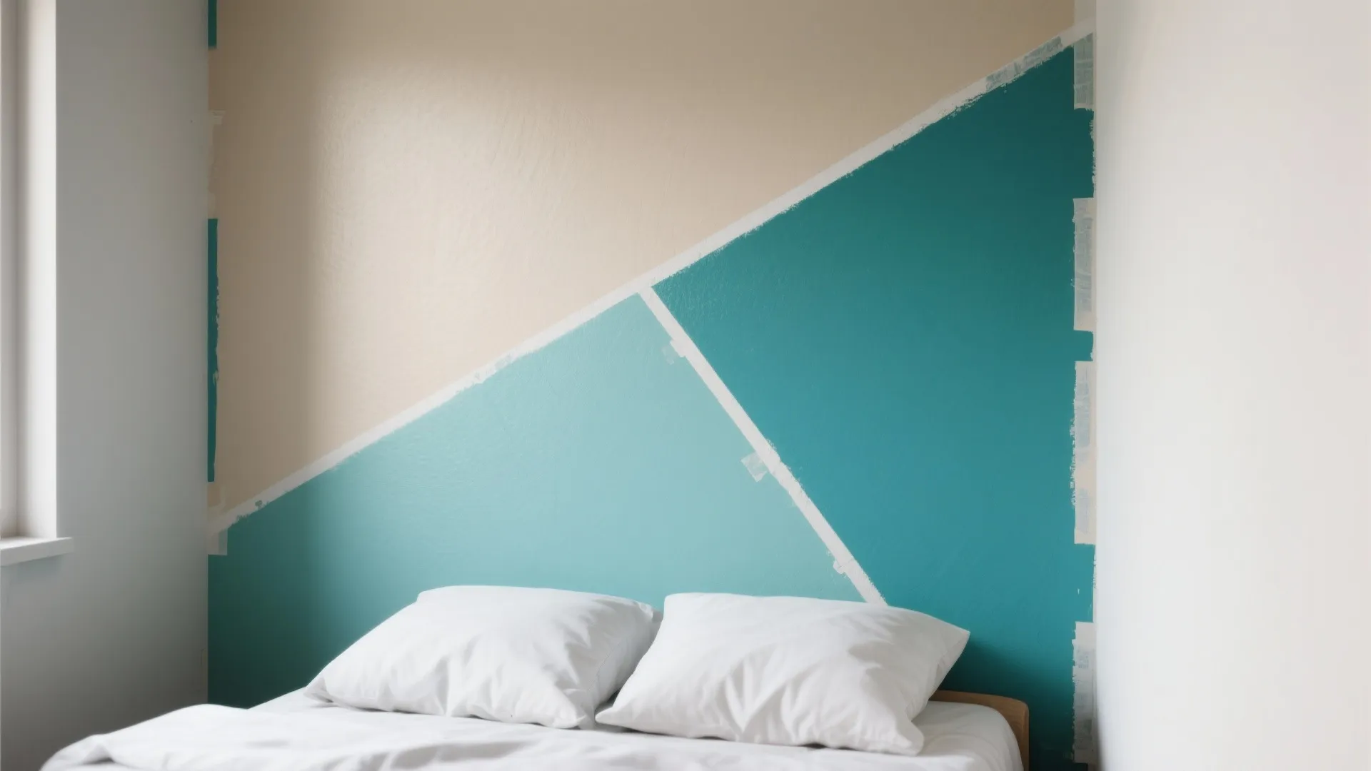 1. Painted Geometric Accent