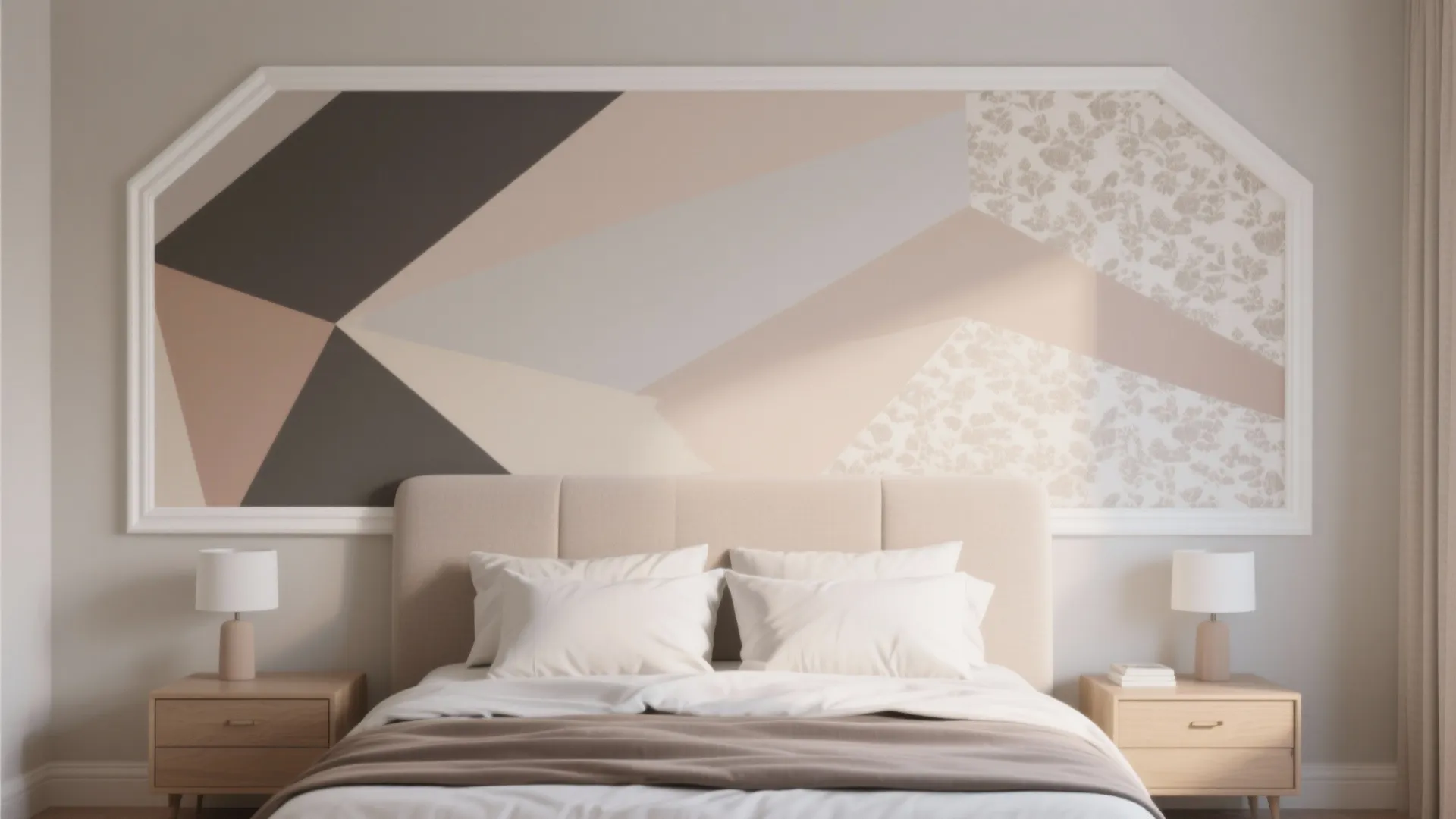 5. Painted Headboard or Mural Accent