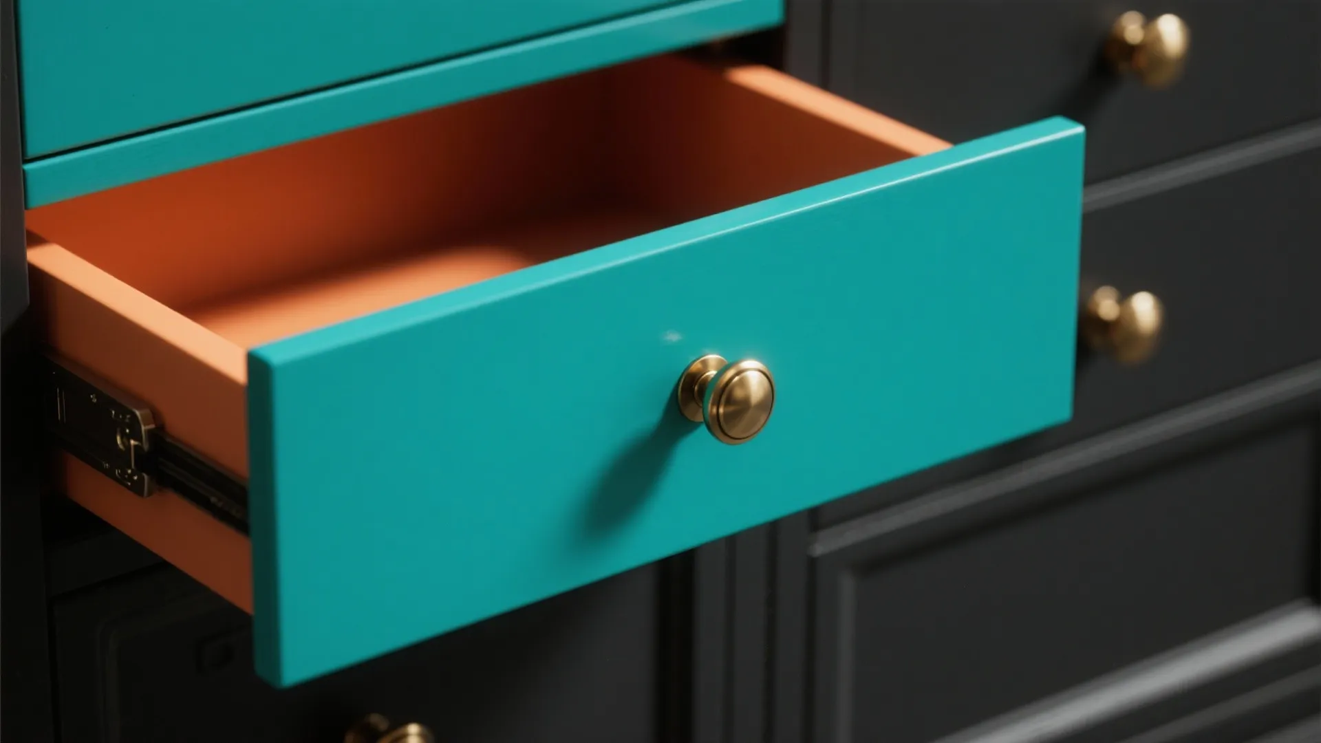 4. Paint the inside and upgrade hardware