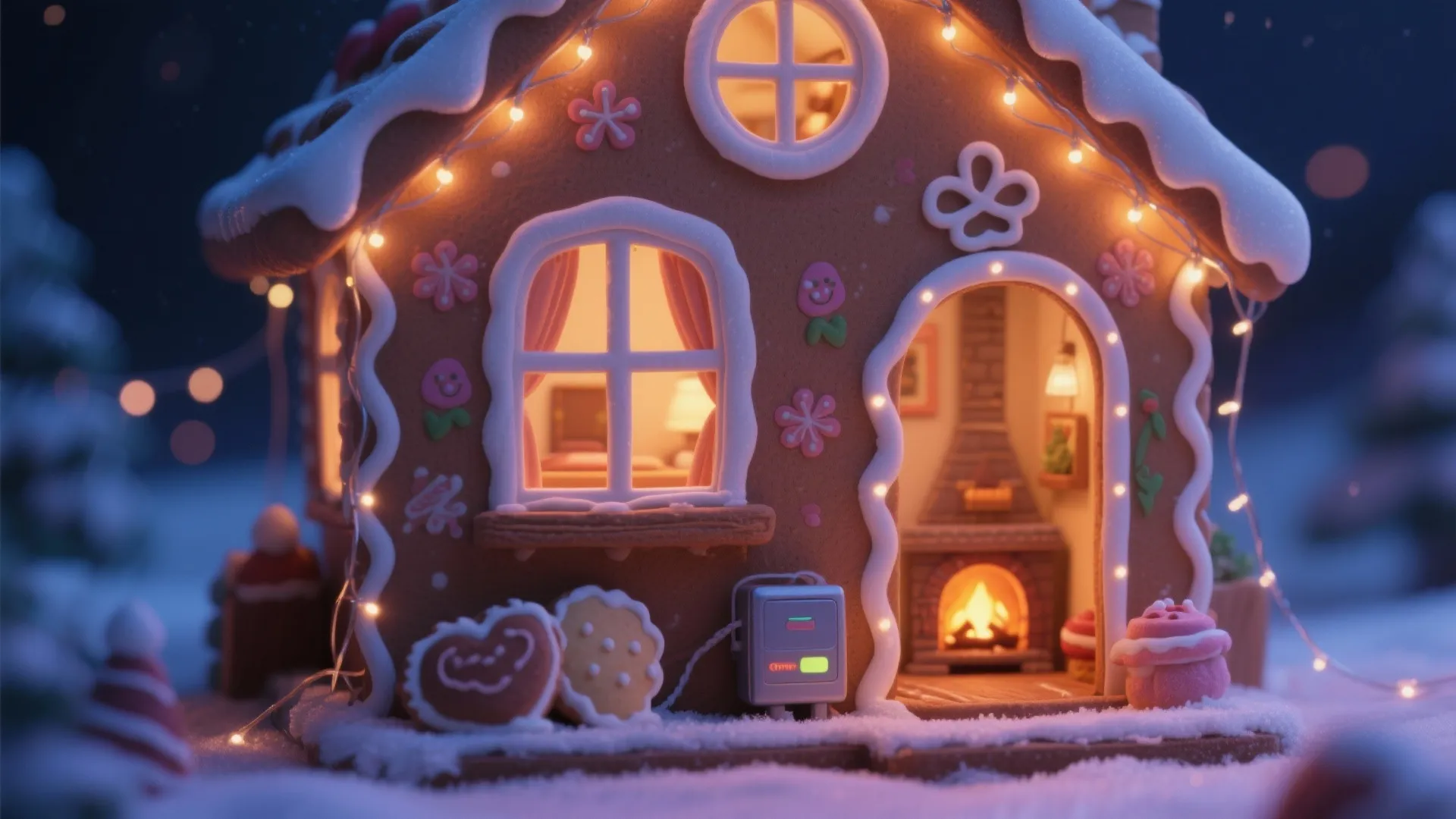 5. Painted interiors and safe micro-lights