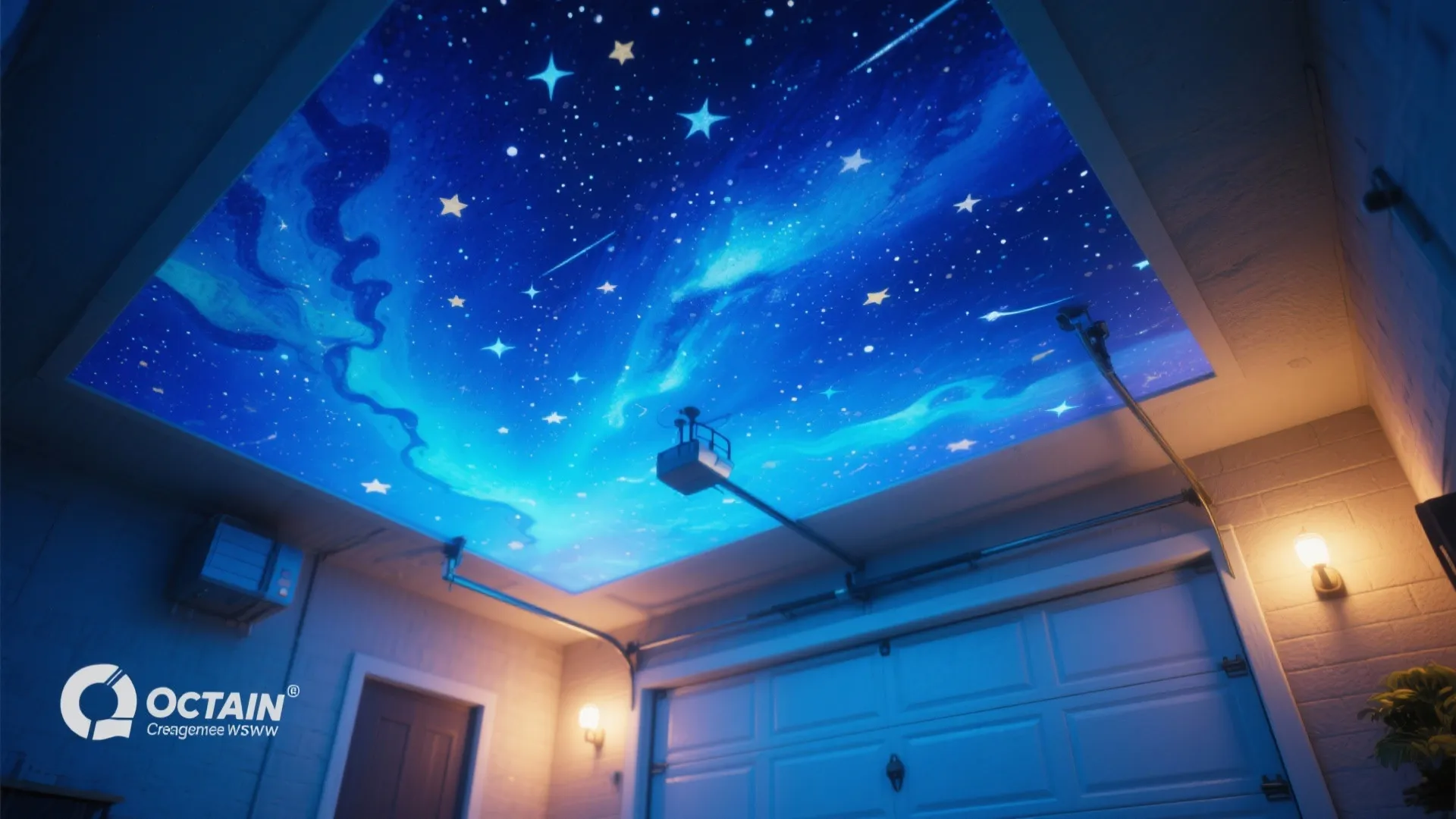 9. Painted Mural Ceiling