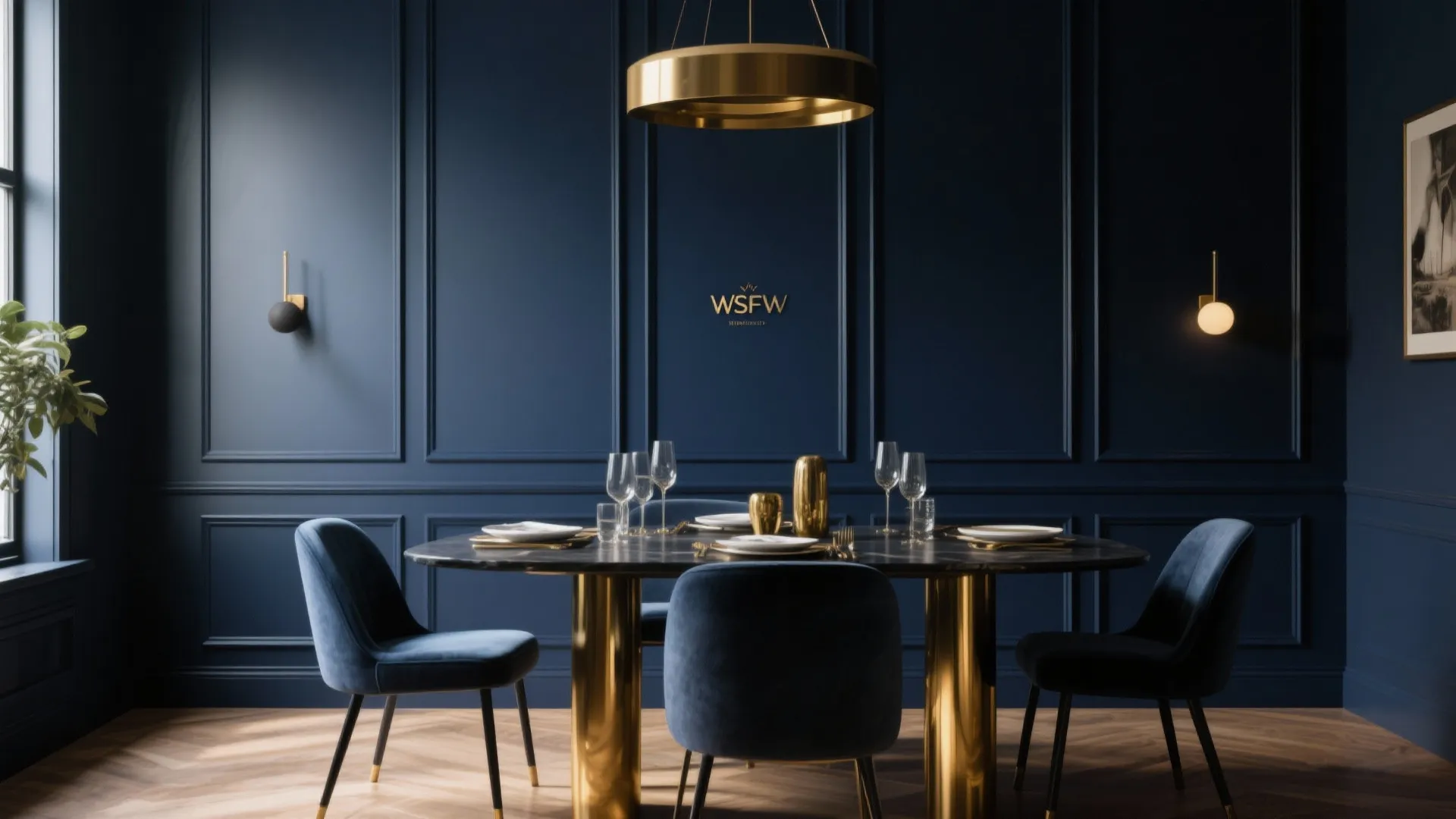 3. Painted Panel Accents